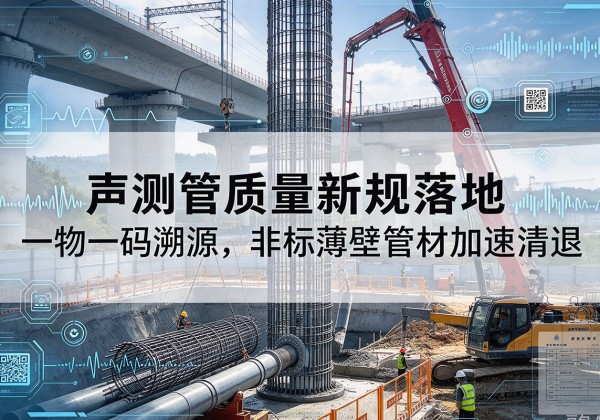 潮安声测管质量新规落地，一物一码溯源，非标薄壁管材加速清退